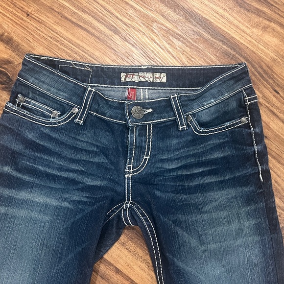 BKE Dark Indigo Boot Cut Jeans - Picture 5 of 6